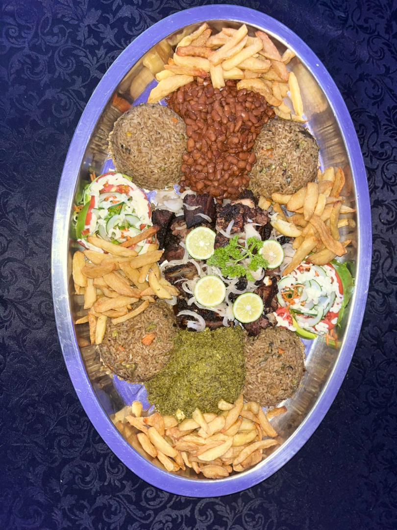 Delicious food platter at Lenox Restaurant